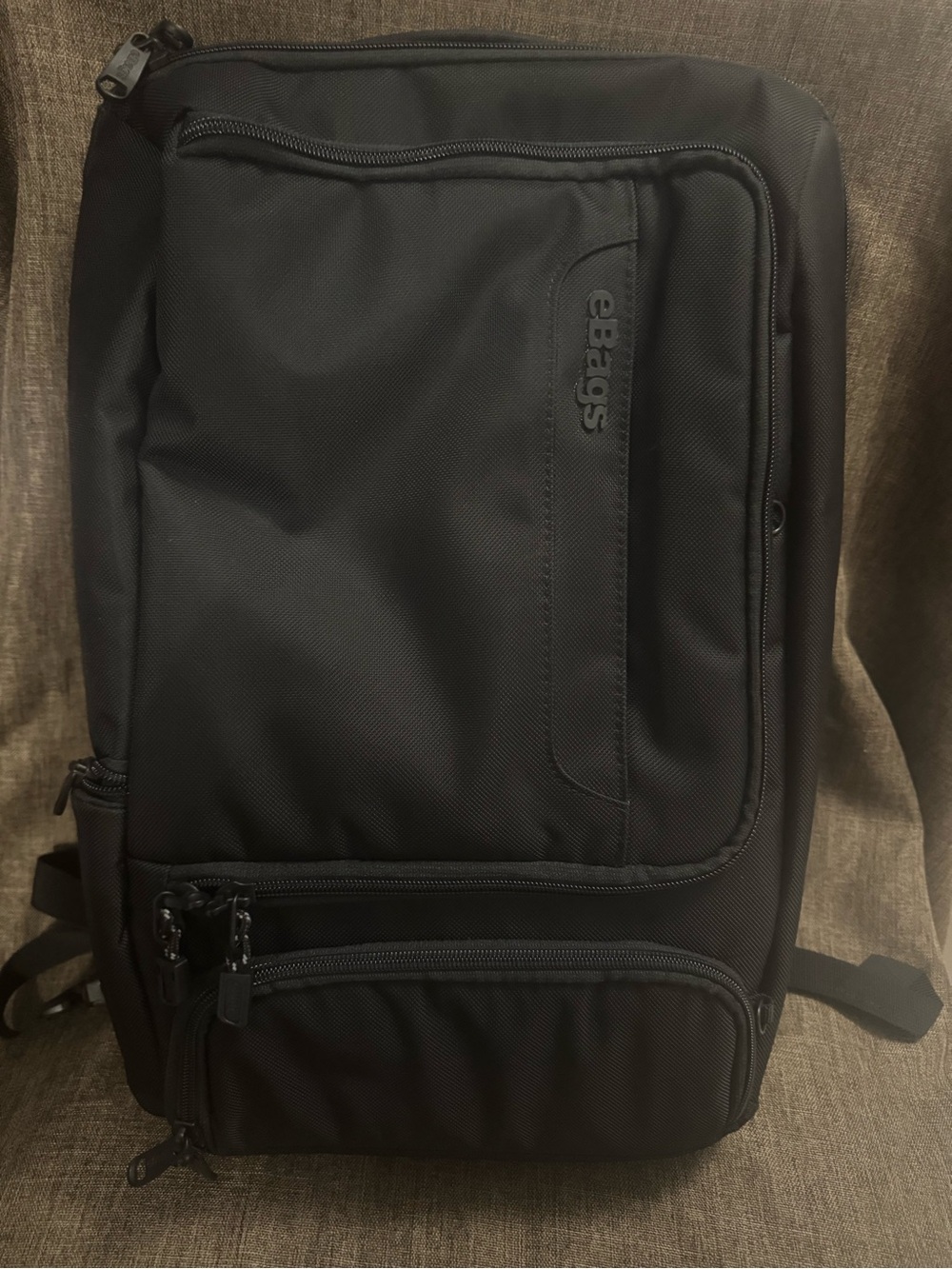 Ebags Professional Slim Laptop Backpack Black Travel Bag EB2146-16